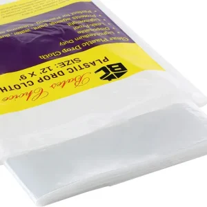 polythene sheet drop cloth 12'x9'